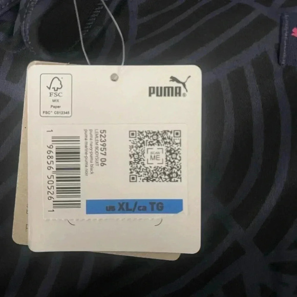 NWT Puma x Lemlem colour trim casual athletic bodysuit yoga catsuit trendy XL - Picture 4 of 6